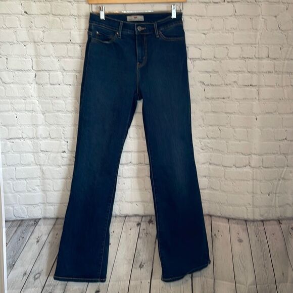 Levi’s Women’s 512 Bootcut Perfectly Slimming Jeans embellished pockets size 5M - Picture 1 of 7